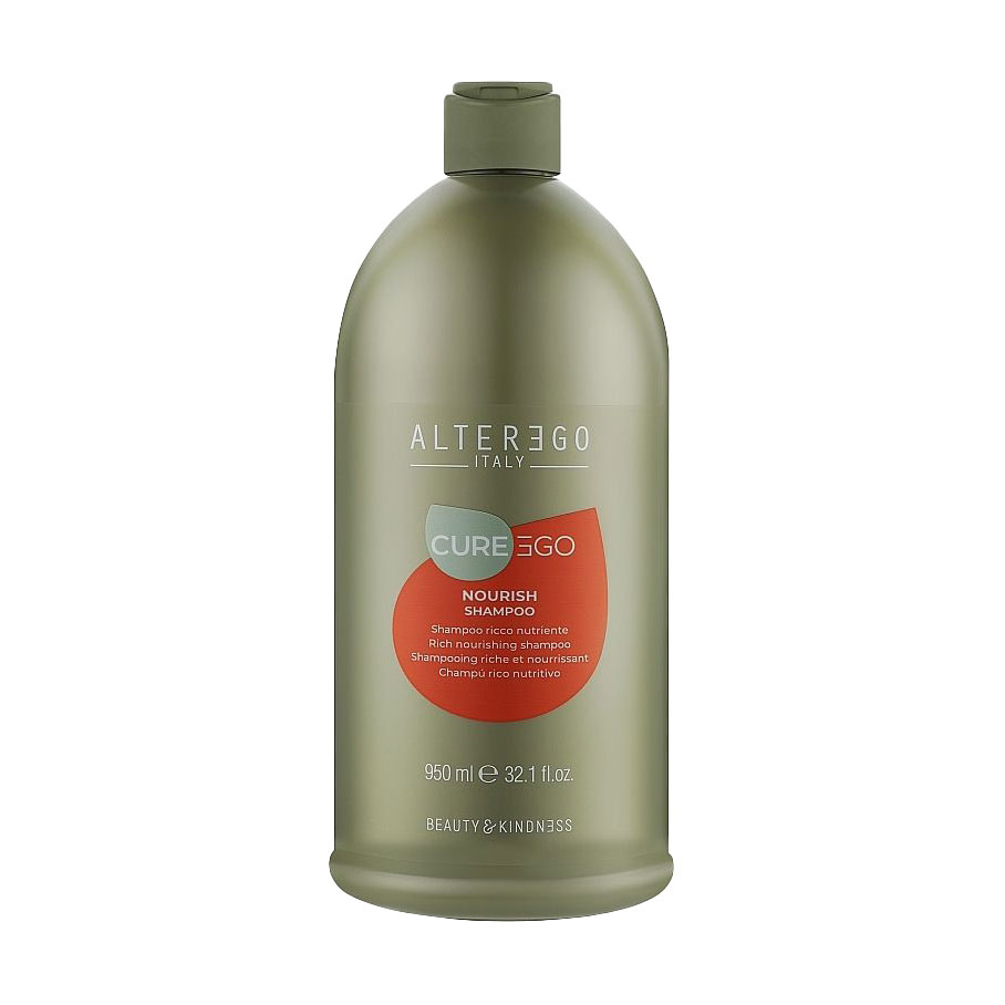 Шампунь Alter Ego CureEgo Nourish Shampoo для пошкодженого та ламкого волосся, 950 мл